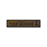 Tap Room Rustic Wood Sign