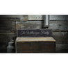 Anniversary Rustic Wood Sign