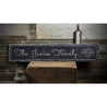 Family Mantle Rustic Wood Sign