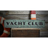 Yacht Club Rustic Wood Sign