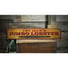 Jumbo Lobster Rustic Wood Sign