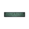 Surf & Turf Rustic Wood Sign