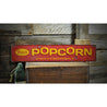 Fresh Popcorn Rustic Wood Sign