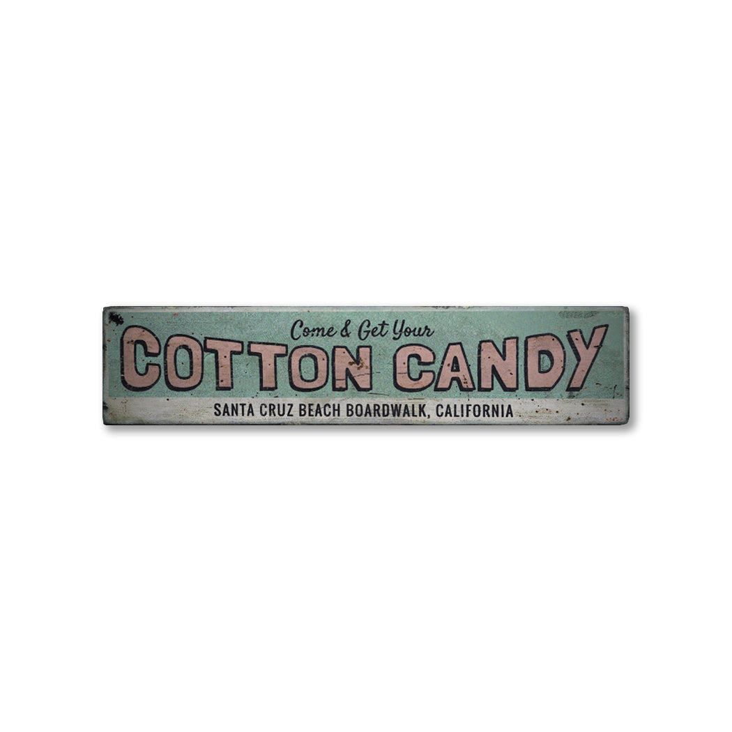 Cotton Candy Rustic Wood Sign