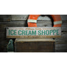 Ice Cream Shoppe Rustic Wood Sign