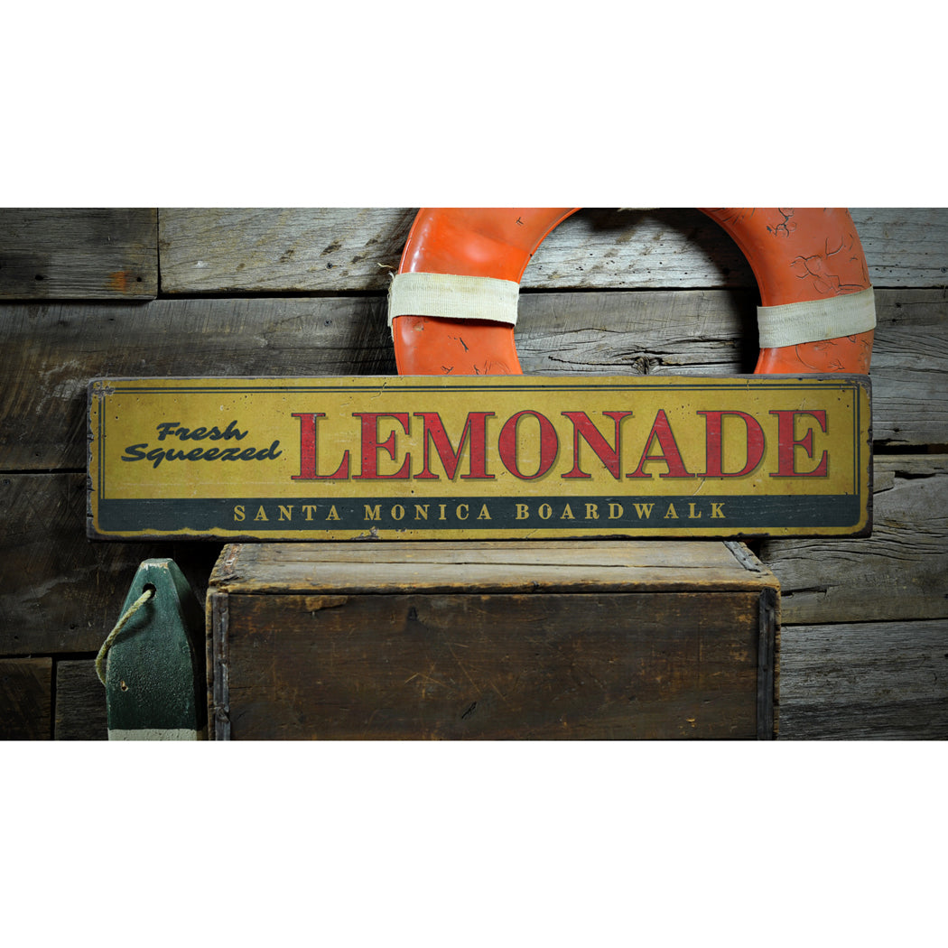 Lemonade Rustic Wood Sign