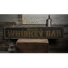 Whiskey Bar Rustic Wood Sign