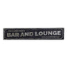 Bar and Lounge Rustic Wood Sign