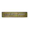 General Store Location Rustic Wood Sign