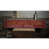 Mercantile Store Rustic Wood Sign