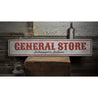 General Store City State Rustic Wood Sign