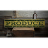 Produce Rustic Wood Sign