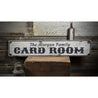 Card Room Rustic Wood Sign