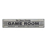 Game Room Rustic Wood Sign