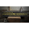 Pool Room Rustic Wood Sign