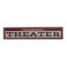 Theater Rustic Wood Sign