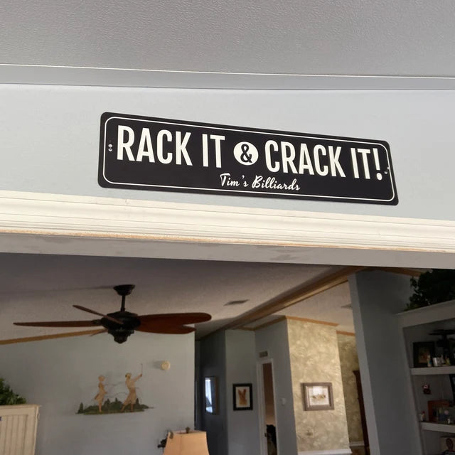 Rack It & Crack It Sign