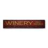 Winery Rustic Wood Sign