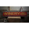 Winery Rustic Wood Sign