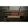 Family Wine Bar Rustic Wood Sign