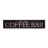 Coffee Bar Rustic Wood Sign