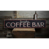 Coffee Bar Rustic Wood Sign