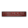 Firehouse Rustic Wood Sign