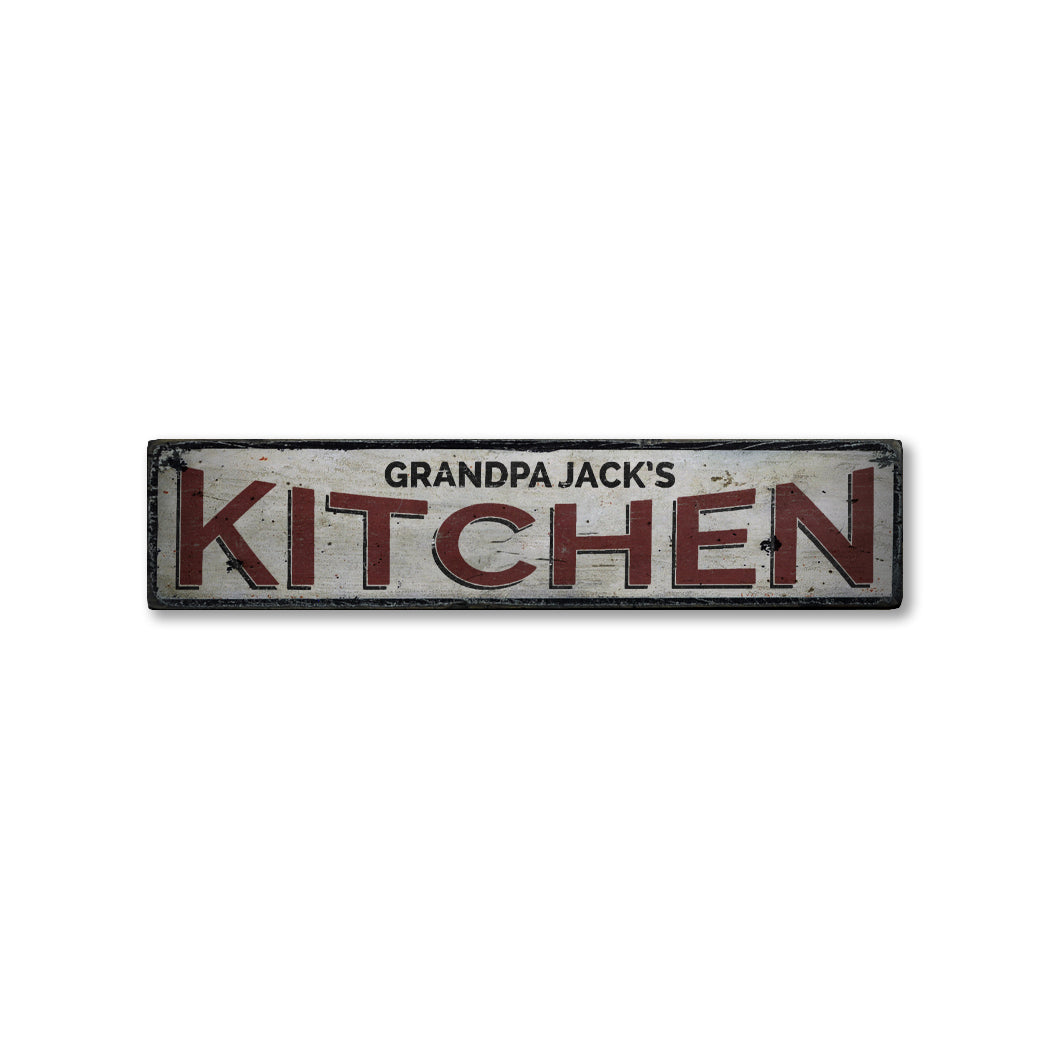 Kitchen Rustic Wood Sign