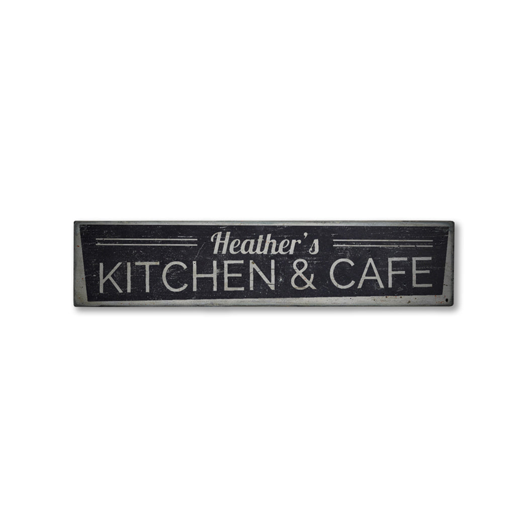 Kitchen and Cafe Rustic Wood Sign