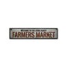 Farmers Market Rustic Wood Sign