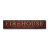 Firehouse City Rustic Wood Sign