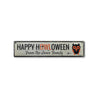 Happy HOWLoween Rustic Wood Sign