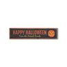 Jack-O-Lantern Halloween Rustic Wood Sign