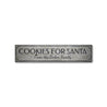 Santa's Cookies Rustic Wood Sign