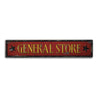 General Store with Stars Rustic Wood Sign