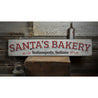 Santa's Bakery Rustic Wood Sign