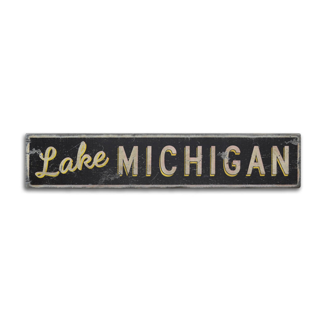 Cabin & Lake House Rustic Wood Sign