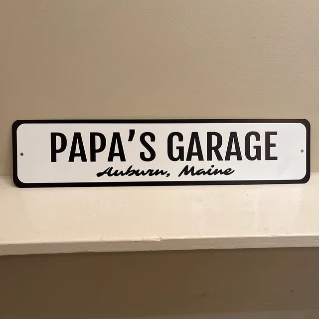 Grandpas Garage Sign