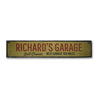 Last Chance Garage Rustic Wood Sign