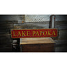 Lake Rustic Wood Sign