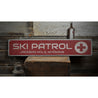 Ski Patrol Rustic Wood Sign