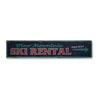 Ski Rental Rustic Wood Sign