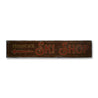 Ski Shop Arrow Rustic Wood Sign