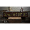 Cigars & Tobacco Rustic Wood Sign