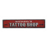 Tattoo Shop Rustic Wood Sign