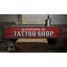 Tattoo Shop Rustic Wood Sign