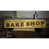 Neighborhood Bake Shop Rustic Wood Sign