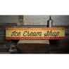 Ice Cream Shop Rustic Wood Sign