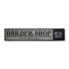 Vintage Barber Shop Rustic Wood Sign