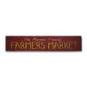 Family Farmers Market Rustic Wood Sign